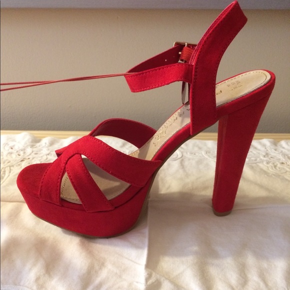 Red heels primark Clearance